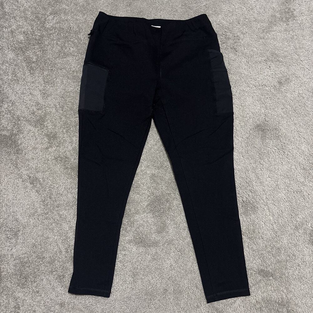 Carhartt Force Womens Utility Leggings Large Black Fitted Stretch Work Pants